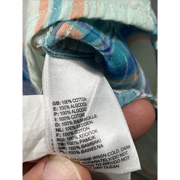 The North Face Womens Roll Tab Long Sleeve Button Shirt in Blue Plaid Size Mediu - Picture 4 of 9